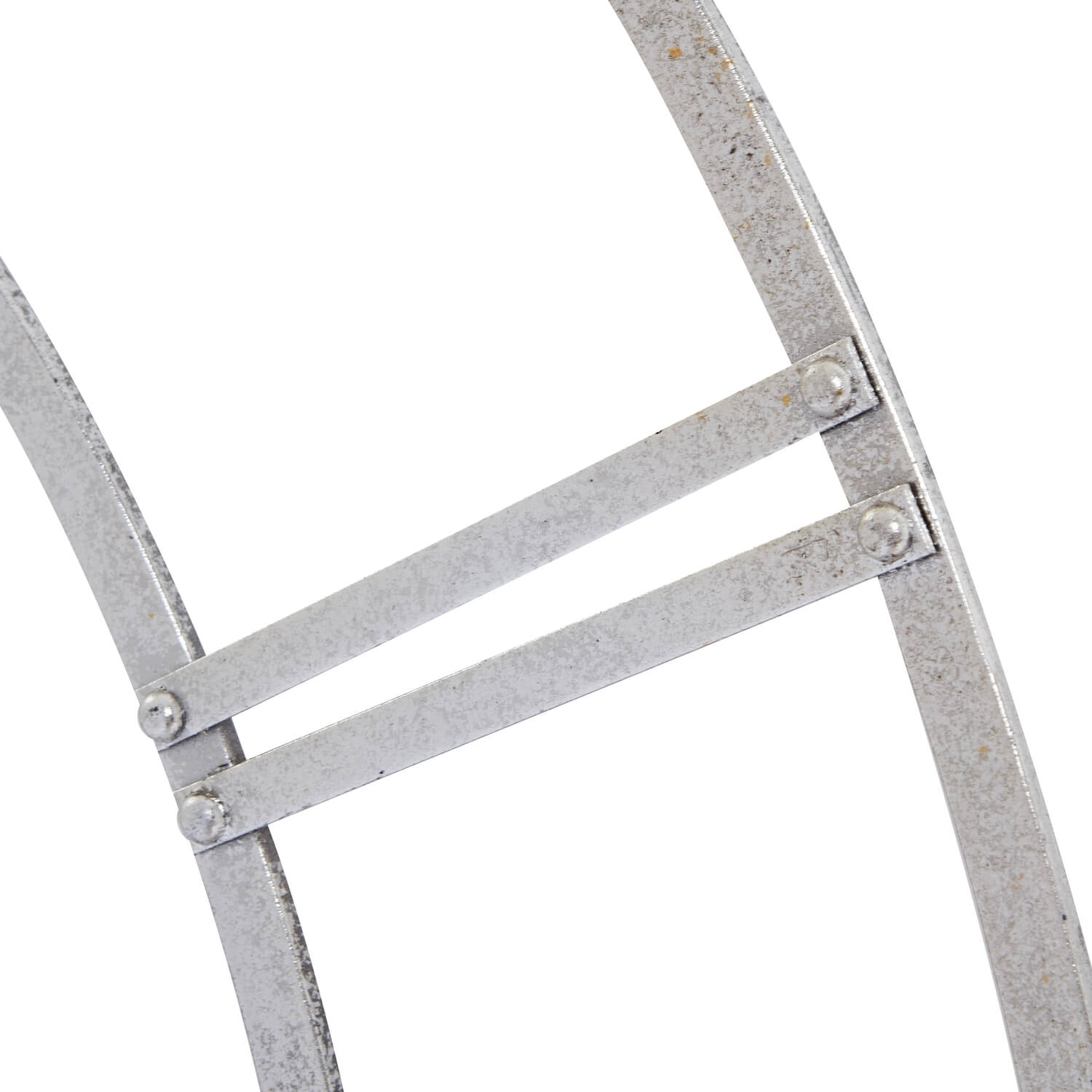 Modern circular silver metal wall shelf with industrial-chic design for displaying books, plants, or decor by Sostter at brixbailey.com