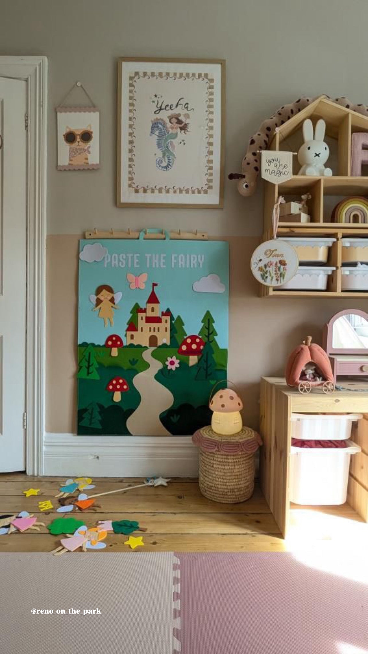 Paste the Fairy Felt Play Board