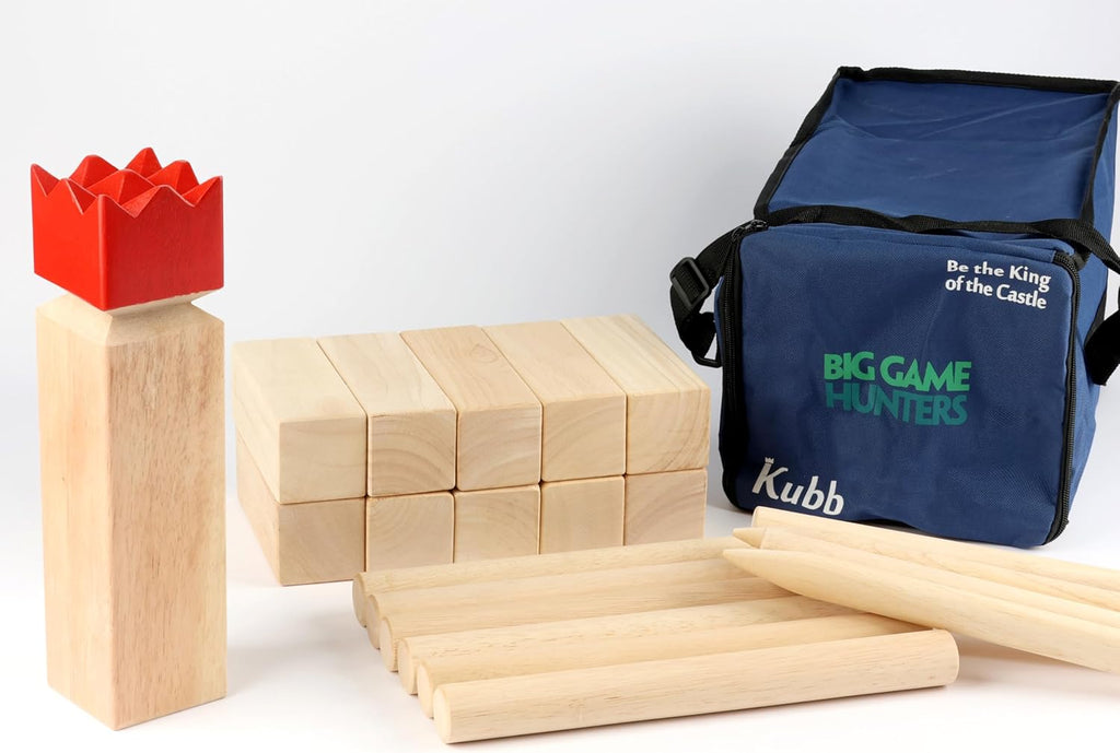 Scandinavian Chess Kubb Game - For Indoor & Outdoor Play