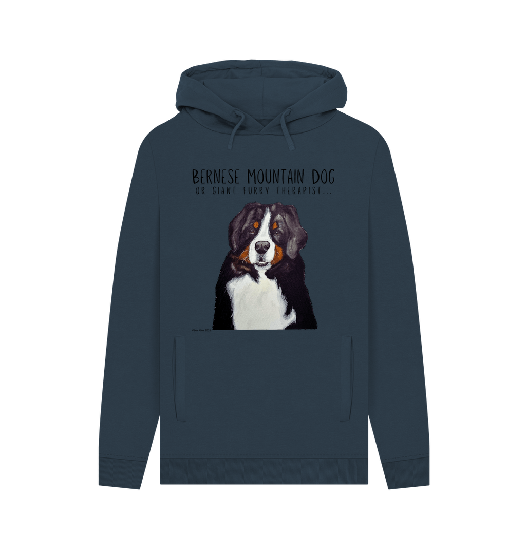 Stay Warm with Your Personal Giant Furry Therapist – Bernese Mountain Dog Hoodie!