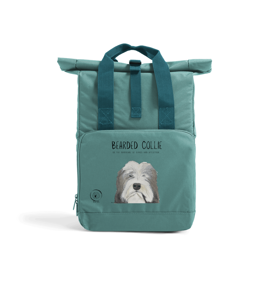 Pack It Like a Hairicane: Bearded Collie Chaos Backpack