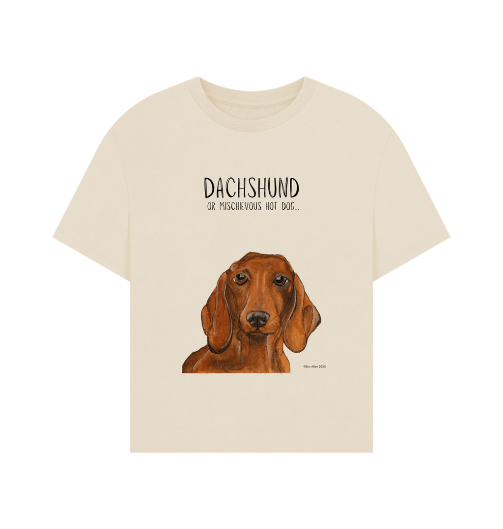 Charming & Cozy: The Dachshund Women's Relaxed Fit T-Shirt