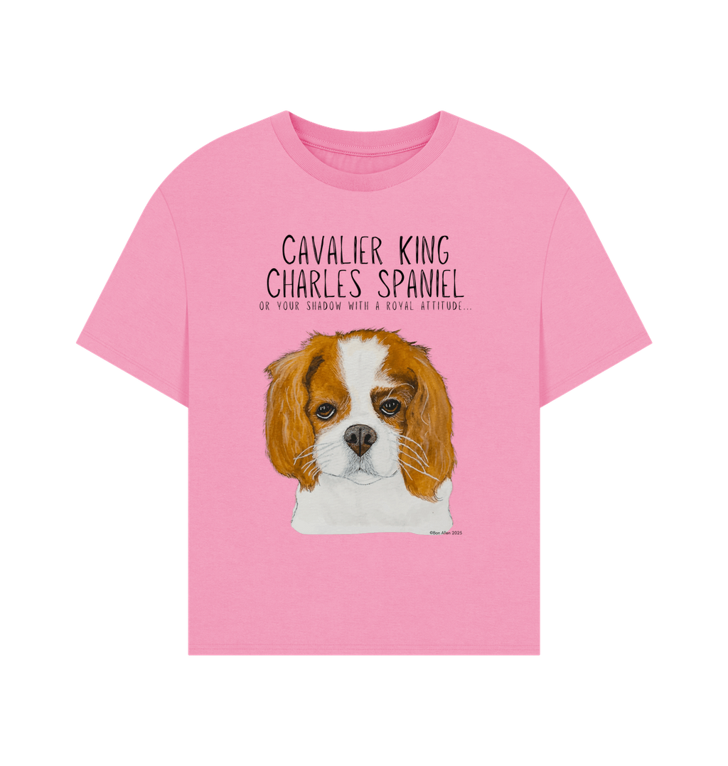 Bow Down, Darling: Sustainable Women’s Tee with Cavalier Queen Vibes