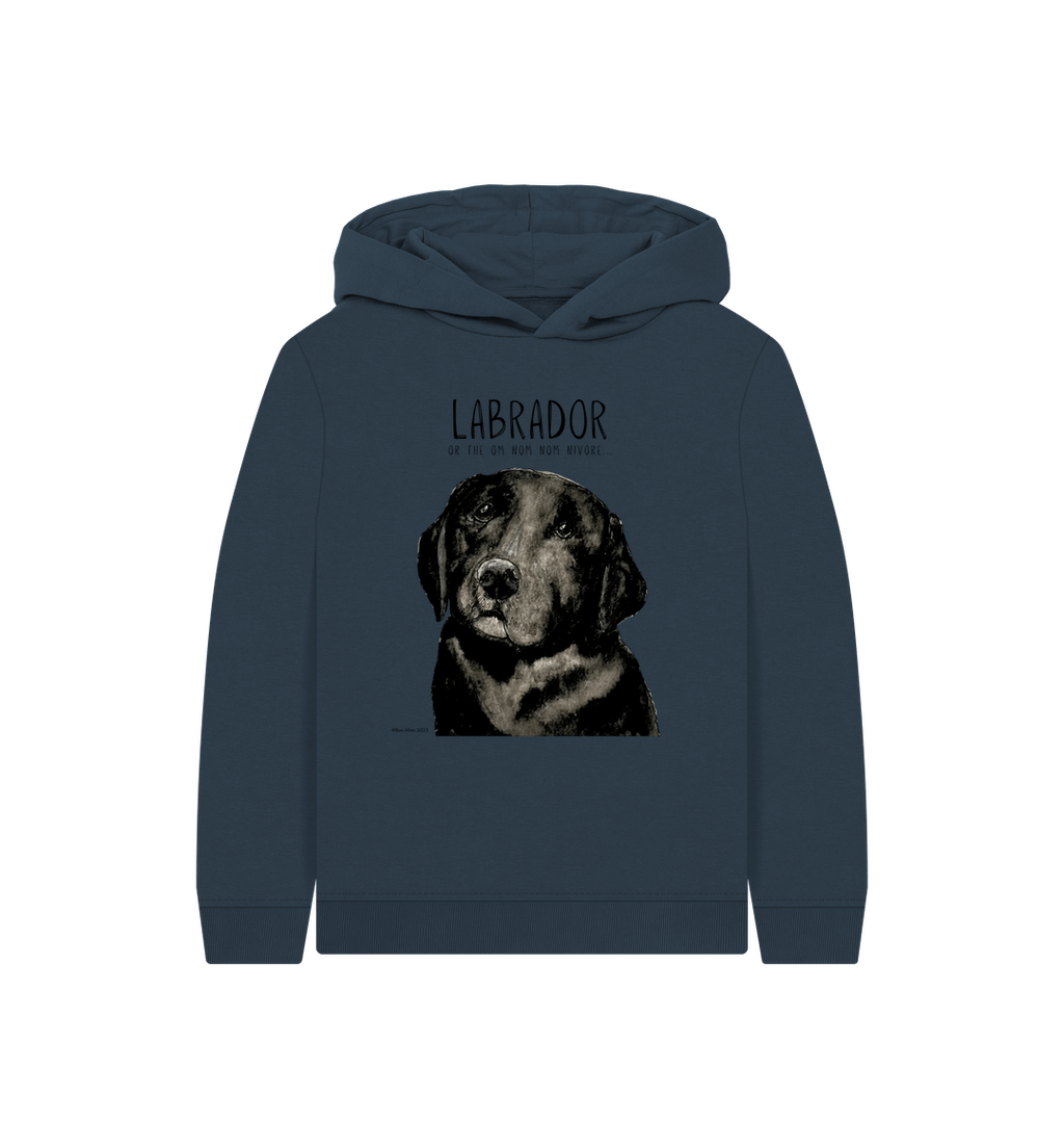 Snack Mode: Activated – The Black Labrador Kids’ Hoodie