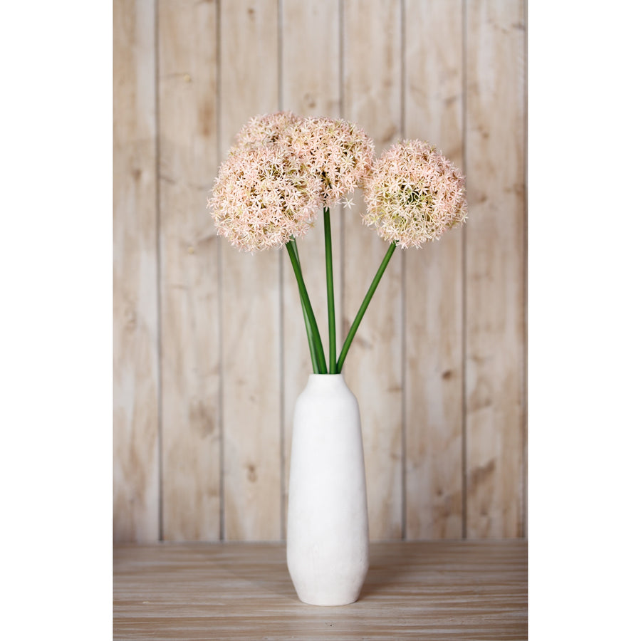 The Pink Medium Allium Stem - Elegant Faux Floral Accent for Home Decor, Height 80 cm, Depth 16 cm, Width 16 cm by Hill Interiors at www.brixbailey.com