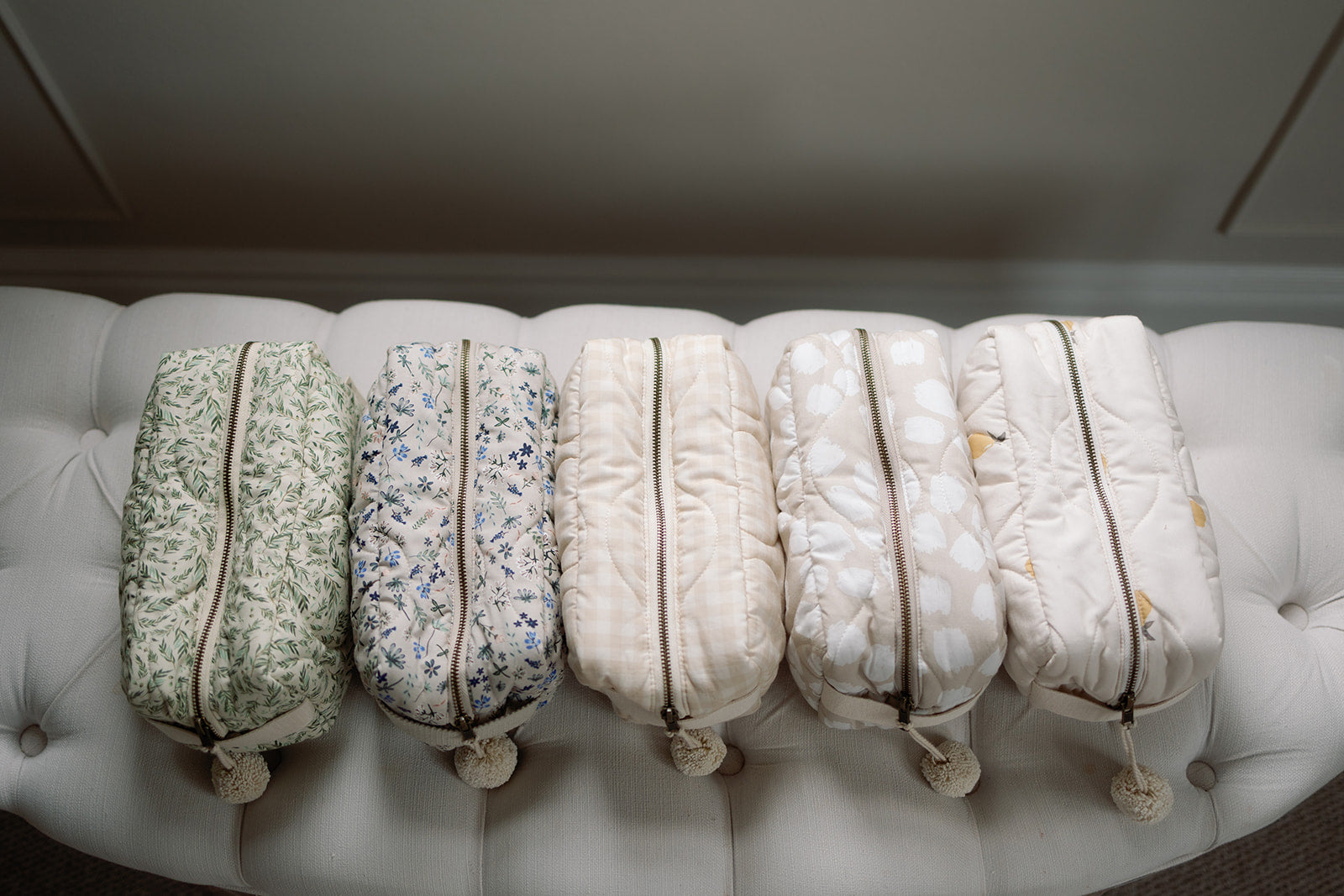 Quilted Washbag - Wildflower