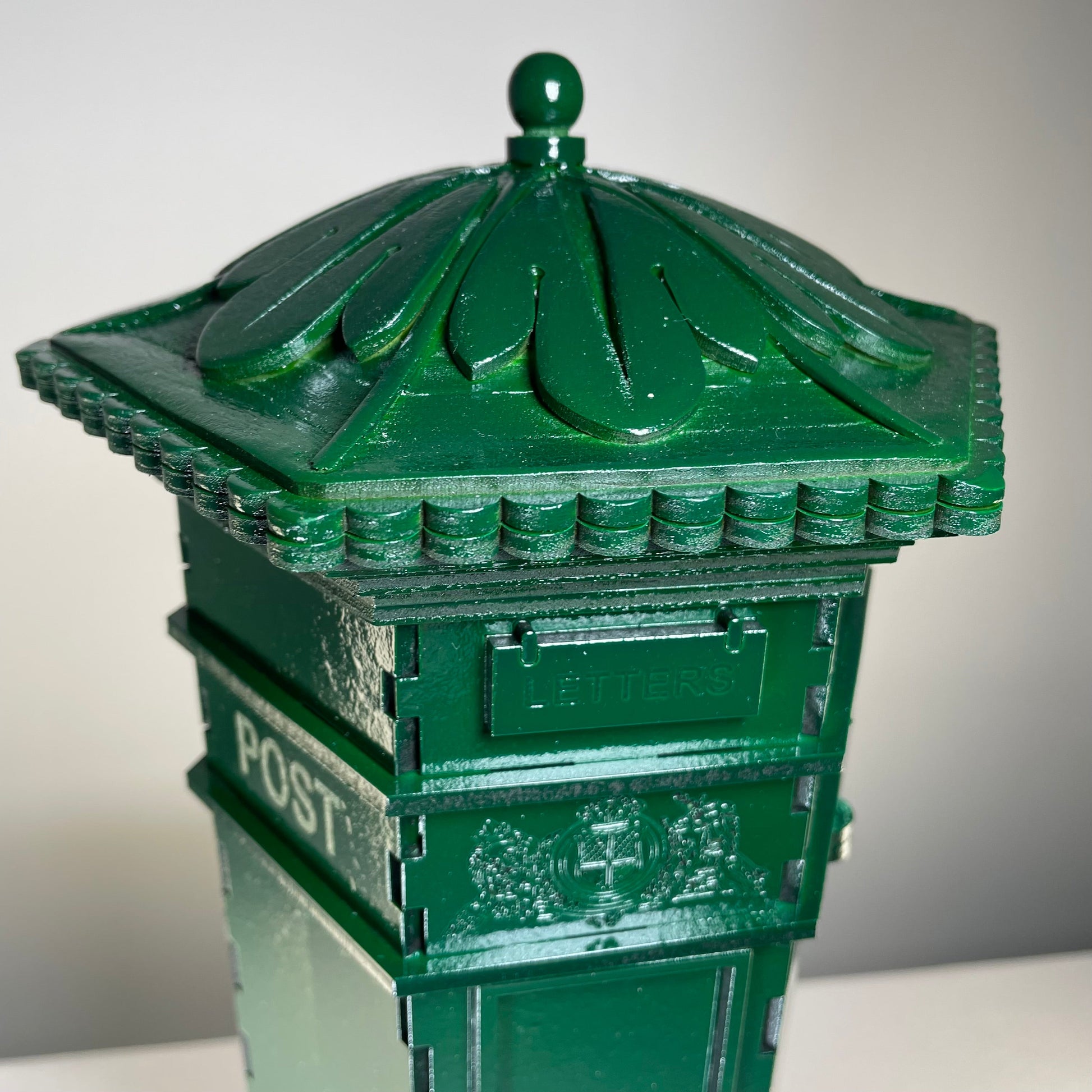 Penfold Pillar Post Box - Pre-Built Model by Curious Rabbit ®