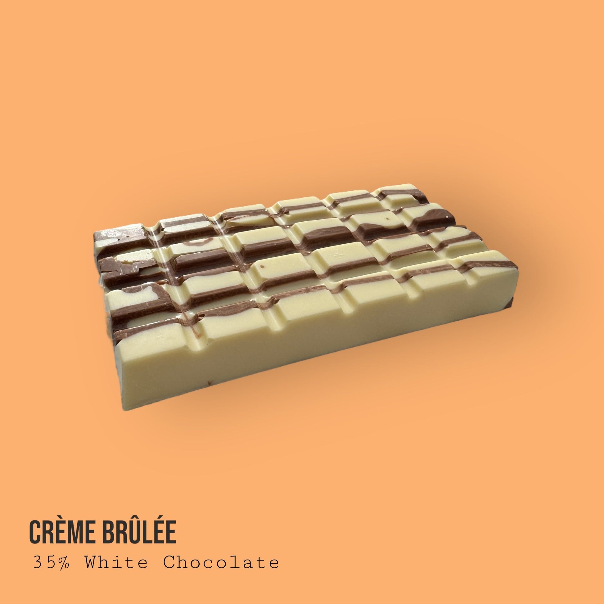 Creme Brulee Custard and Vanilla White Chocolate Dessert Bar 230g