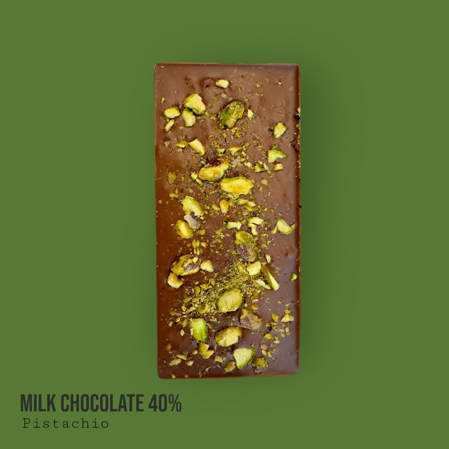Milk 40% with Pistachio Nuts 110g
