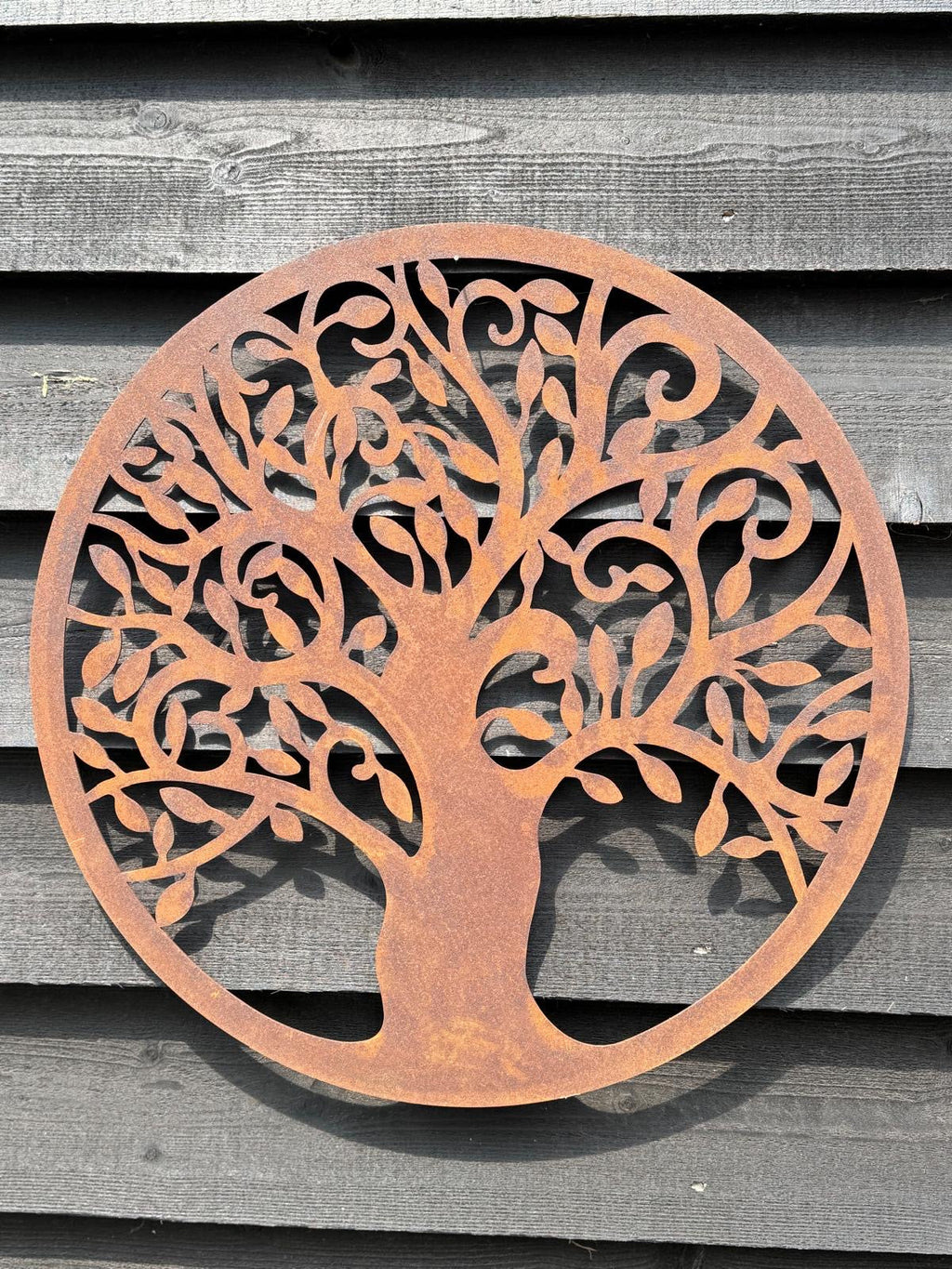 Rusty Tree Of Life Garden Decoration