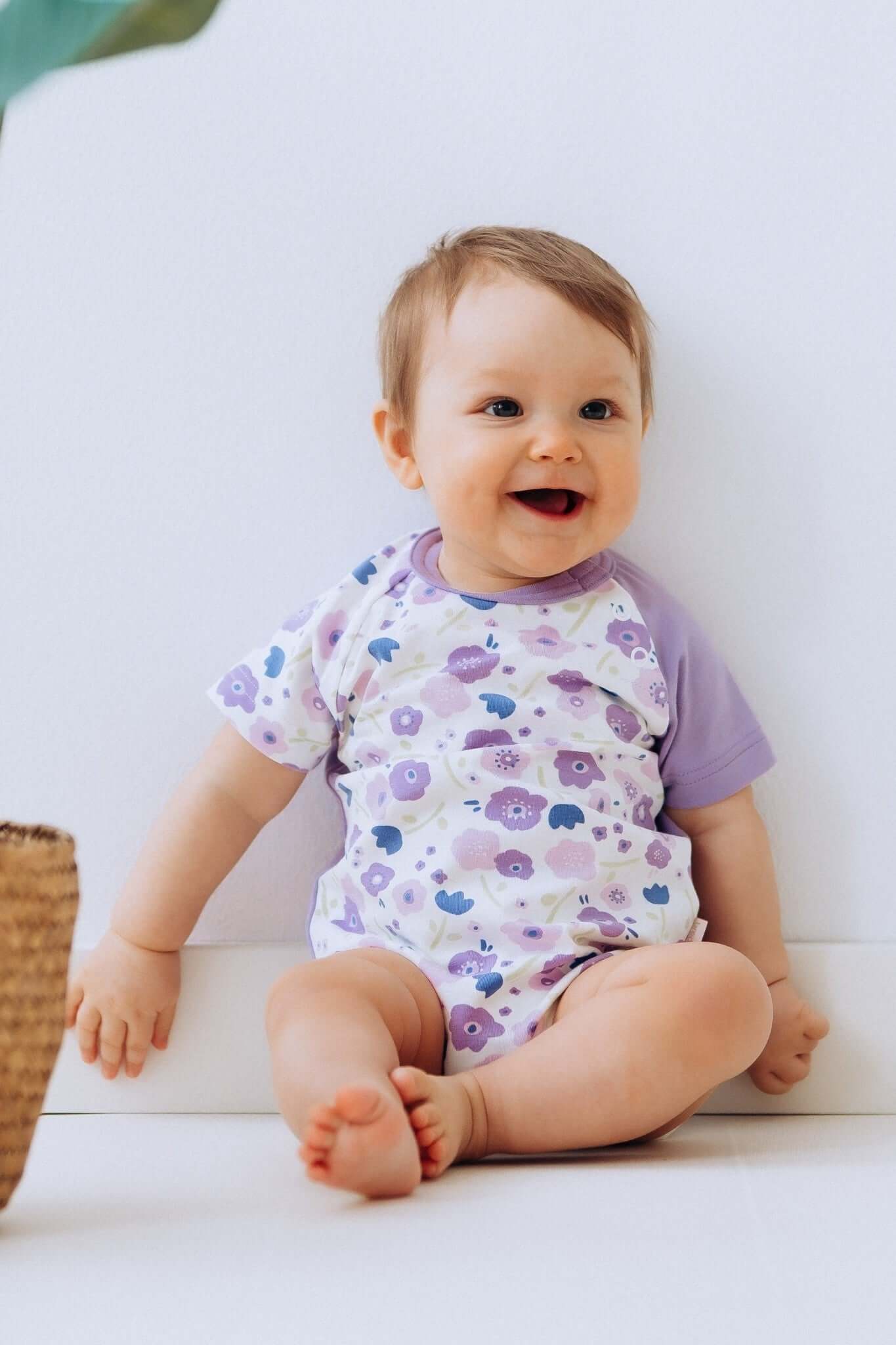 Baby body LUDO - Summer Flowers