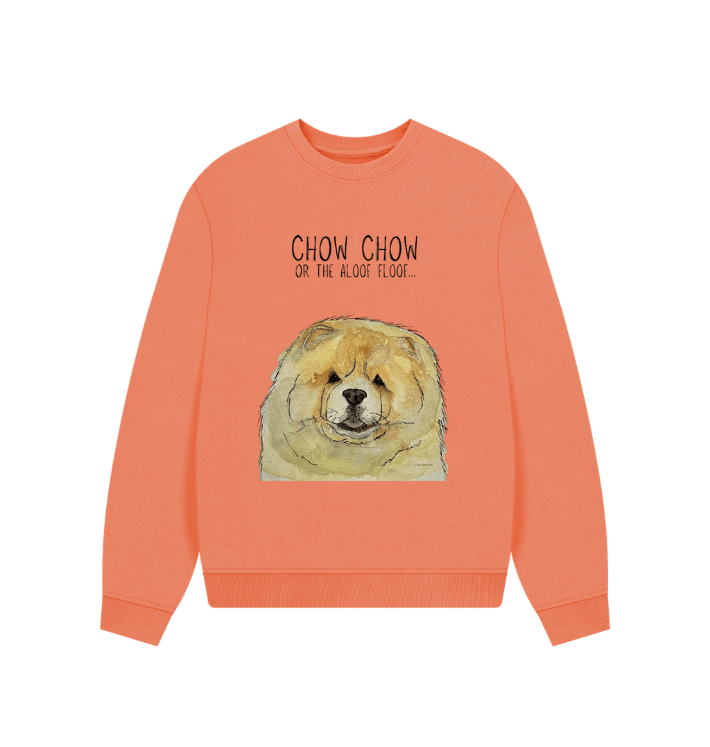 Snuggle Up in Style: Fawn Chow Chow Oversized Sweatshirt