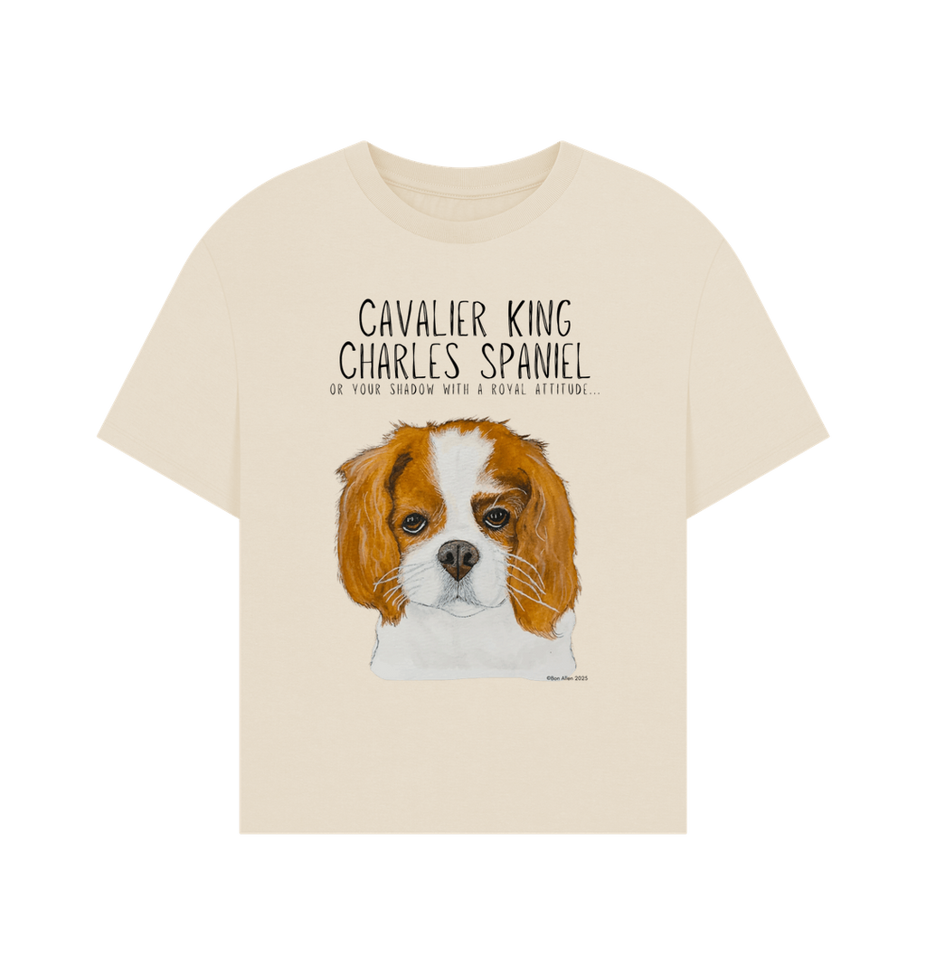 Bow Down, Darling: Sustainable Women’s Tee with Cavalier Queen Vibes