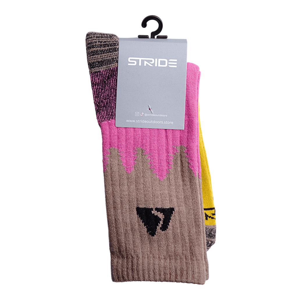 Merino Wool Crew Socks Thermal Hiking Unisex