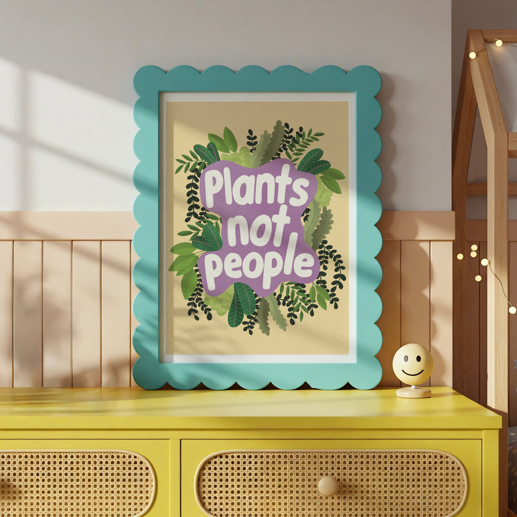 Funny Plant Wall Art- Introvert Gifts: Multiple sizes Available