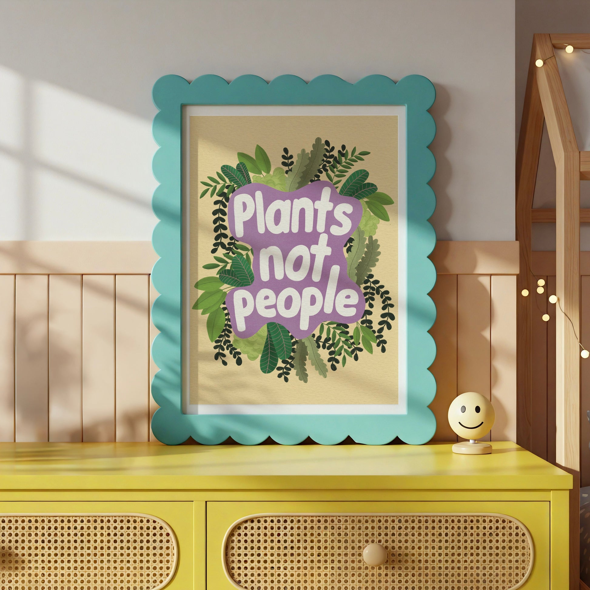 Funny Plant Wall Art- Introvert Gifts: Multiple sizes Available