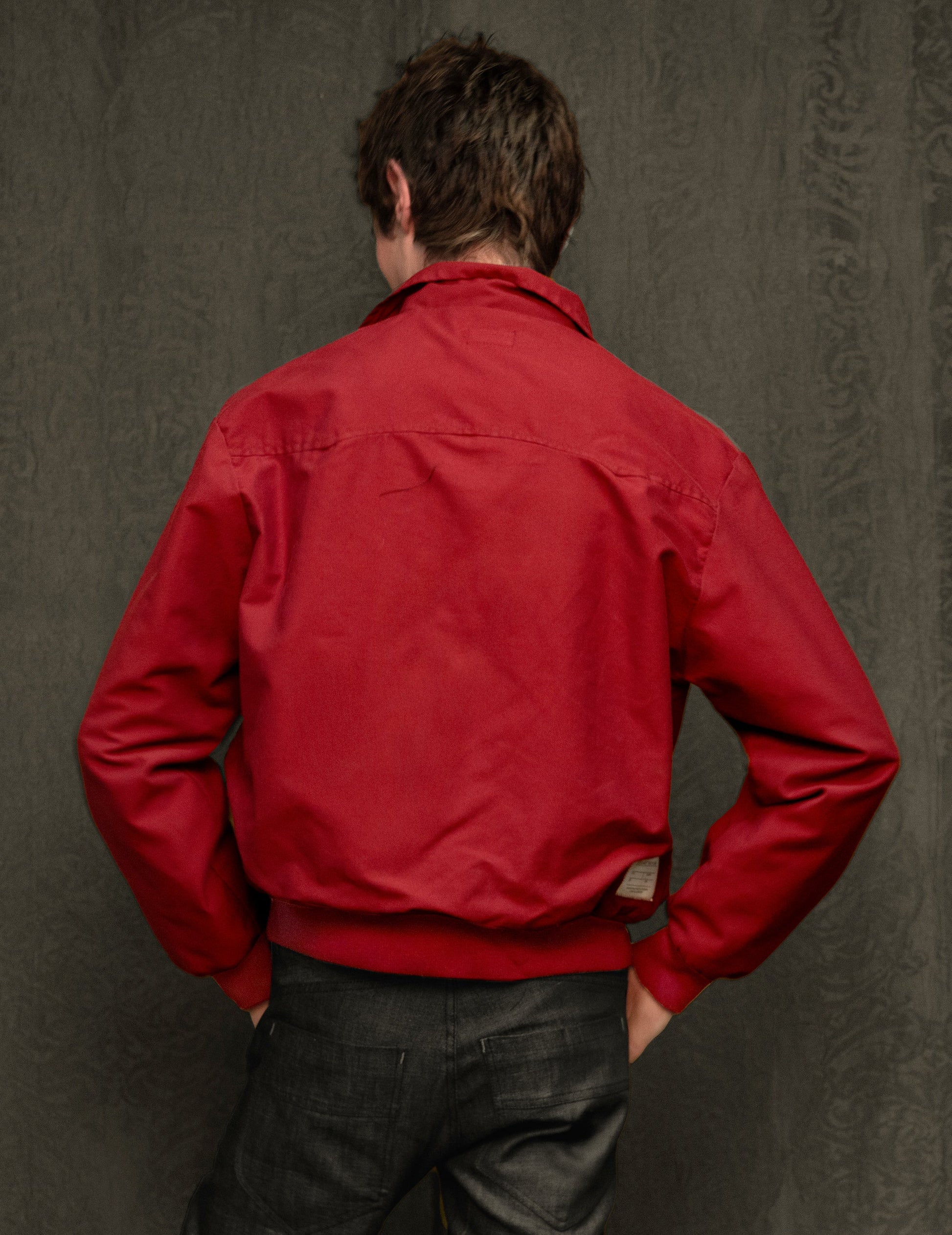 Classic Harrington Jacket in Red