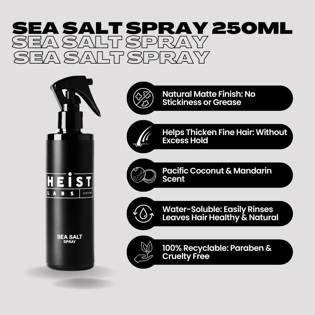 Sea Salt Spray for Texture and Grip