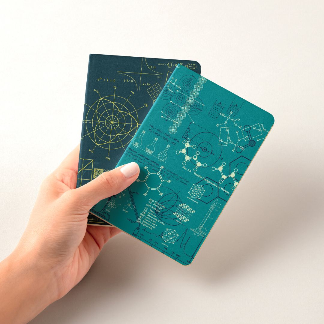 Foundations of Reality Notebook Trio with Maths Chemistry Physics