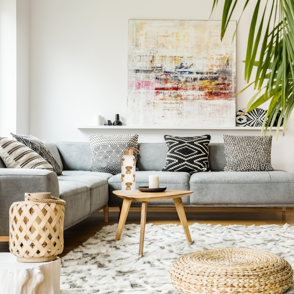 Stay Pawsitively Hydrated – Om Nom Nomnivore Glass Bottle