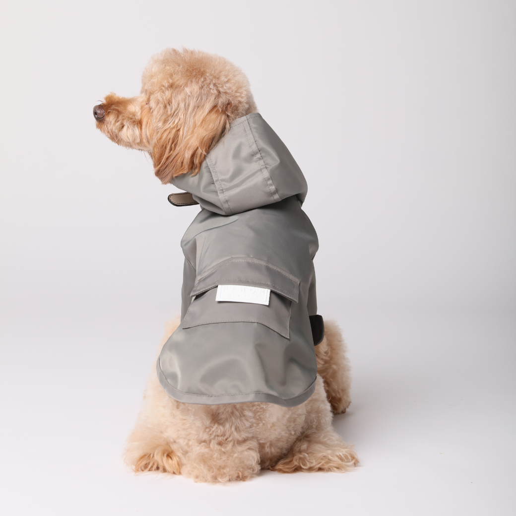 Bowery Raincoat in Gray