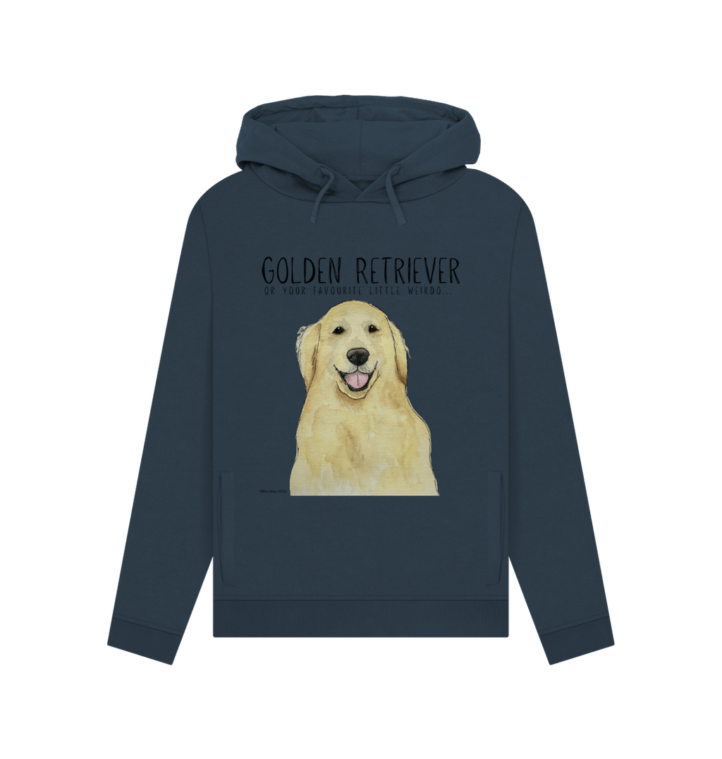 Golden Retriever Energy: Sustainable Women’s Hoodie