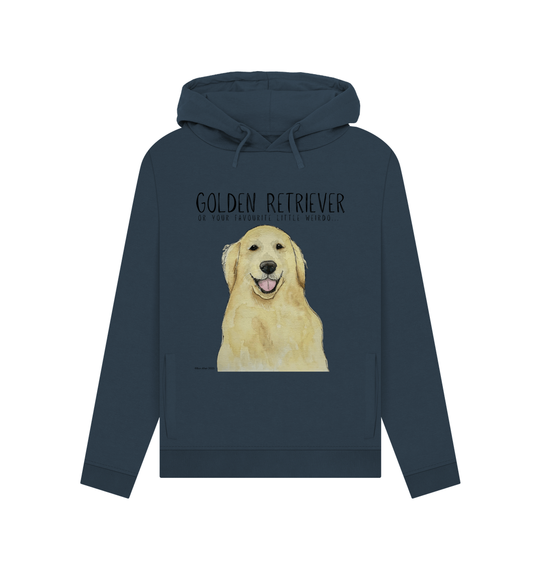 Golden Retriever Energy: Sustainable Women’s Hoodie