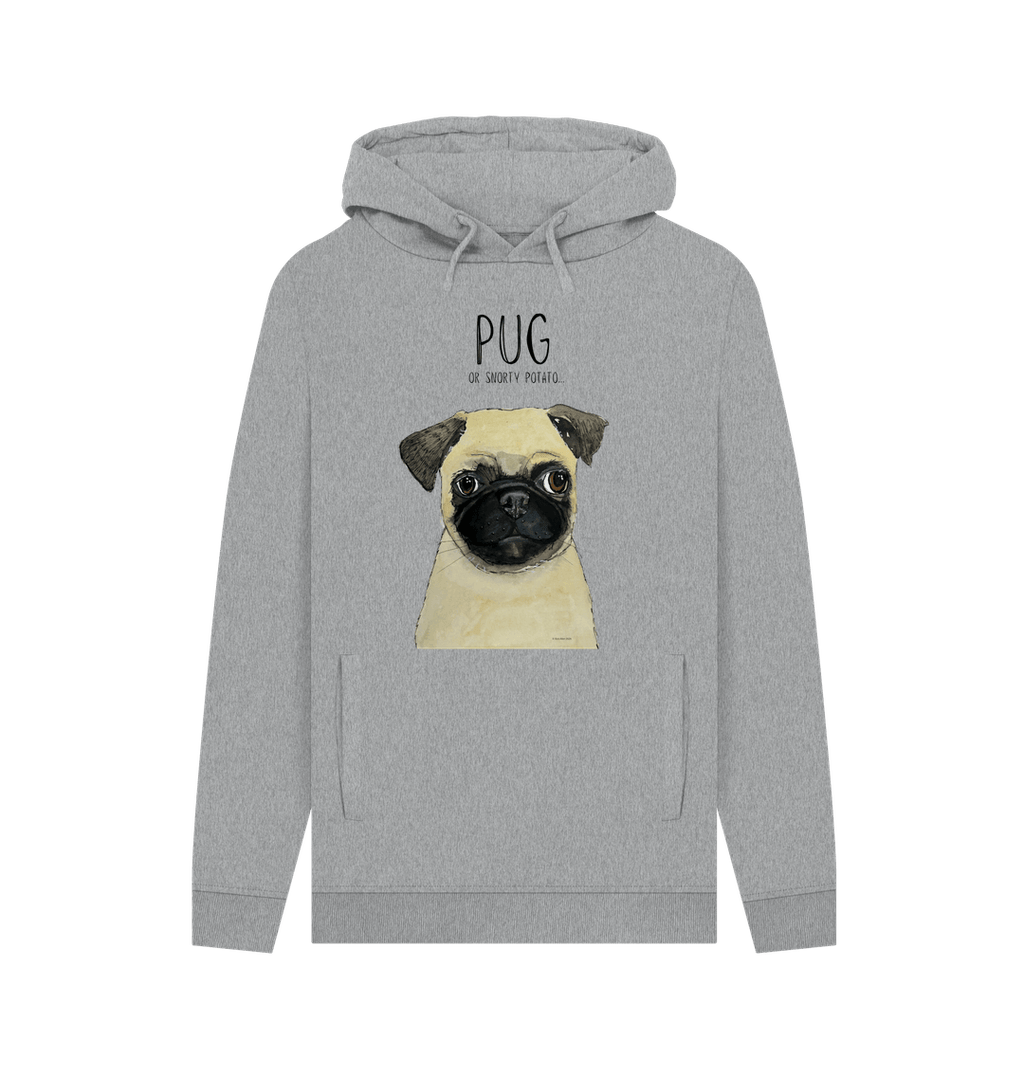 Pug or Snorty Potato? Men's Hoodie – Cozy, Funny, & Pug-tastic!