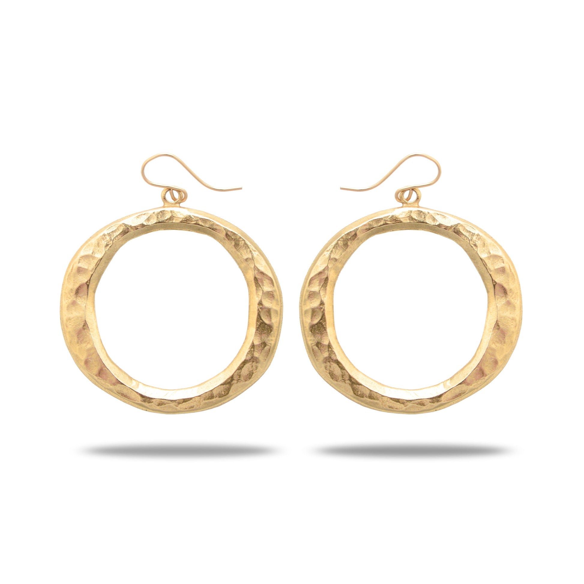 Infinity Bronze Earrings Handcrafted