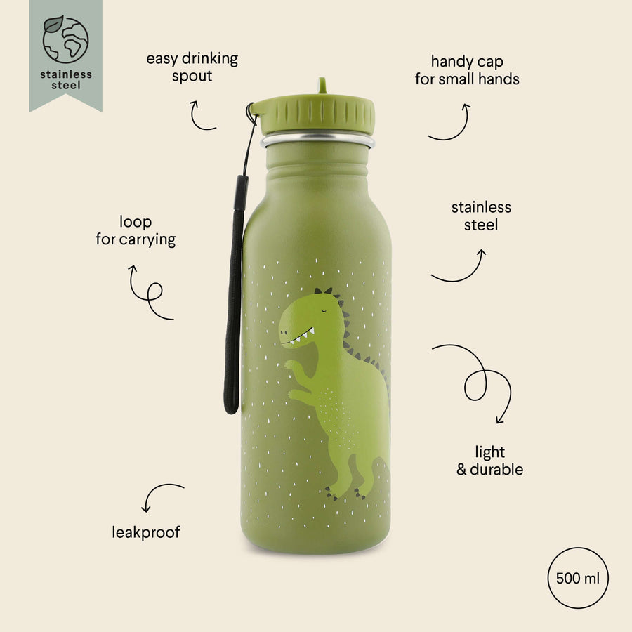 Stainless Steel Water Bottle for Kids – Durable & Leak Proof by Trixie Baby at brixbailey.com