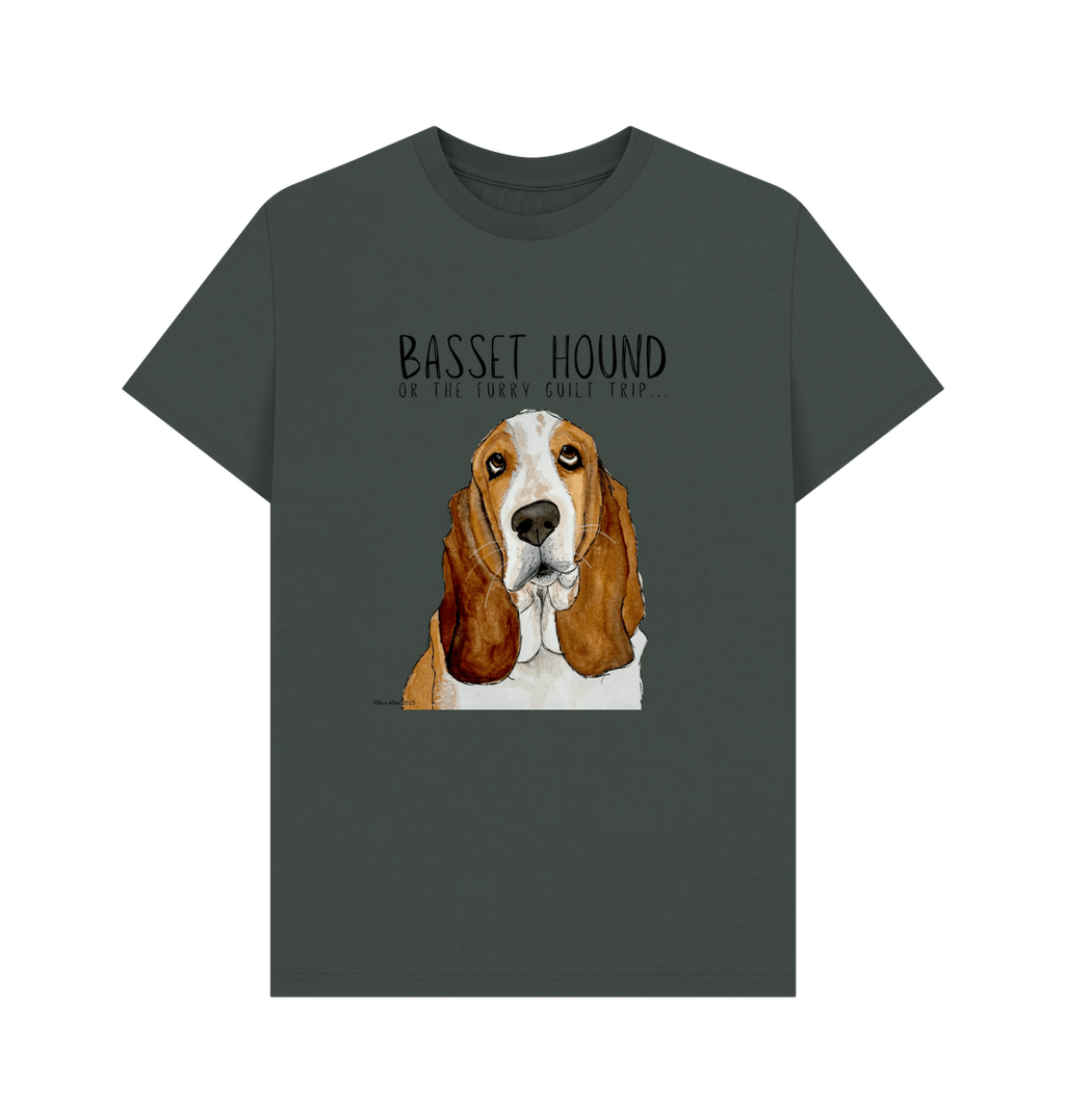 Basset Hound Men’s T-Shirt: The Ultimate Guilt Trip in Style!