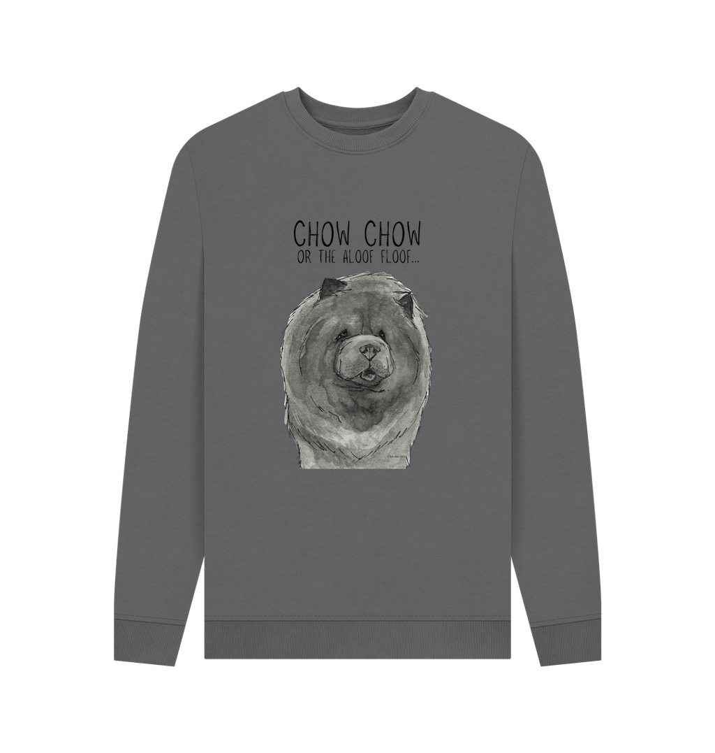 Blue Chow Chow Men's Crewneck Sweatshirt – Featuring The Aloof Floof!