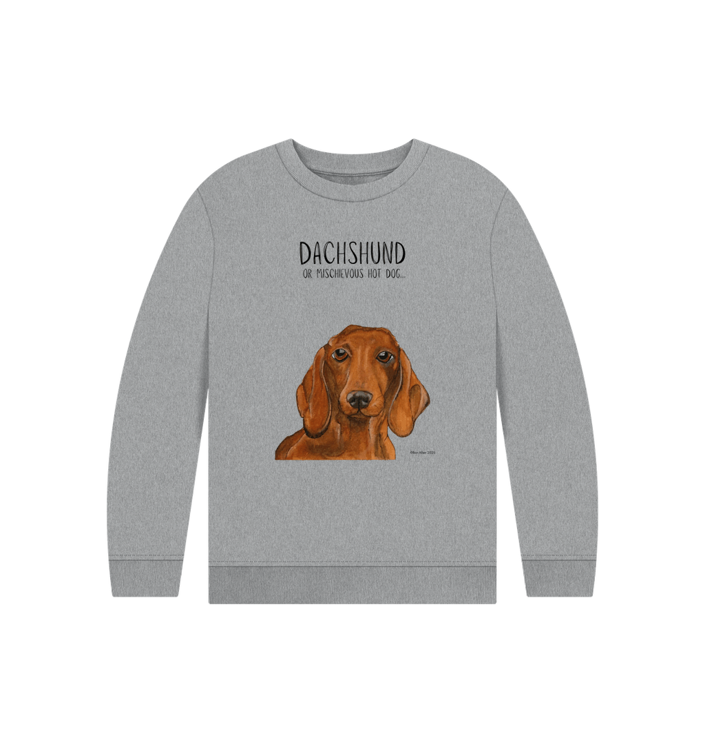 Snuggly Sausage Dog Kids' Sweatshirt – Ethically Made Cuteness!