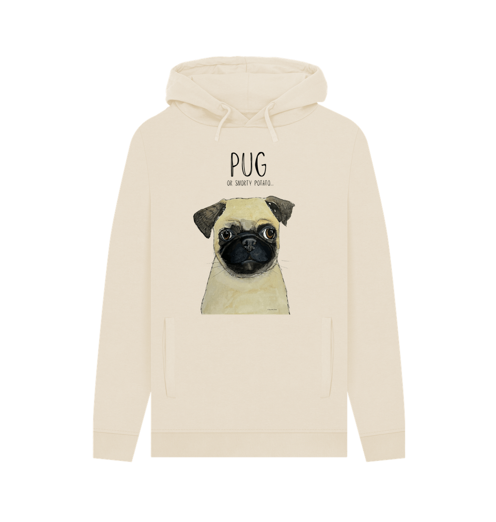 Pug or Snorty Potato? Men's Hoodie – Cozy, Funny, & Pug-tastic!