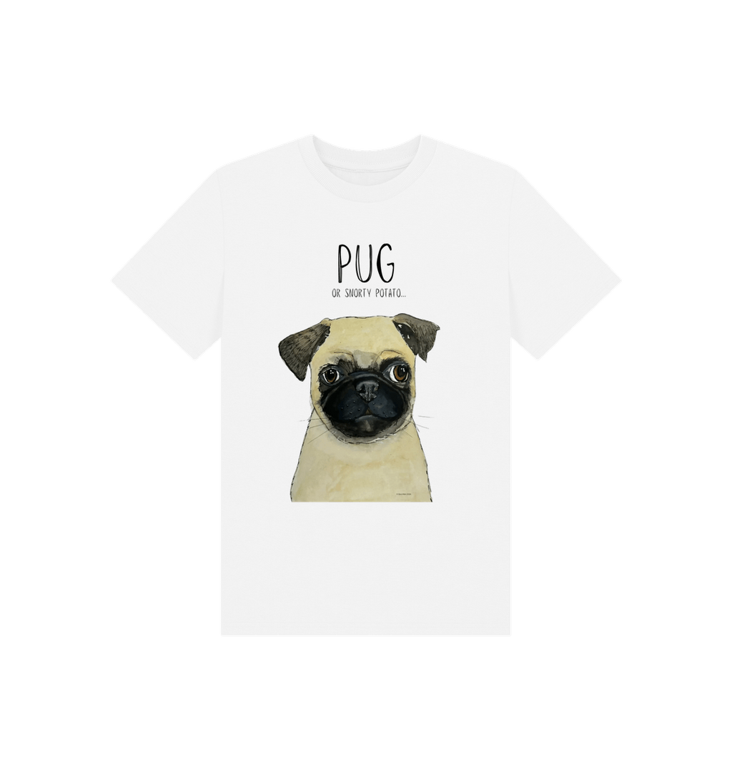 Pug Power! Adorable Kids Pug Print T-Shirt for the Ultimate Cute Look
