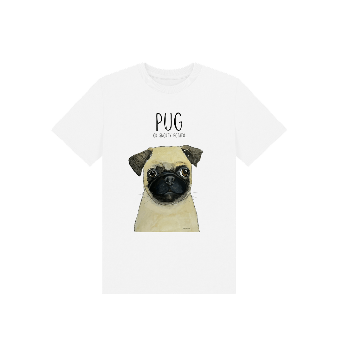 Pug Power! Adorable Kids Pug Print T-Shirt for the Ultimate Cute Look