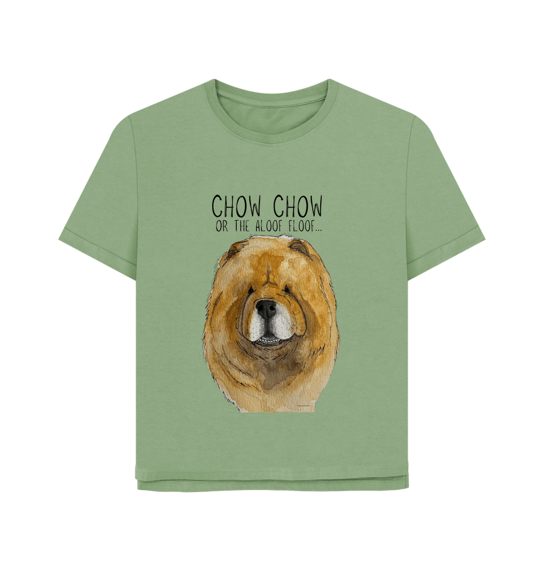 Stay Cozy in Style – Red Chow Chow Women's Relaxed Fit T-Shirt