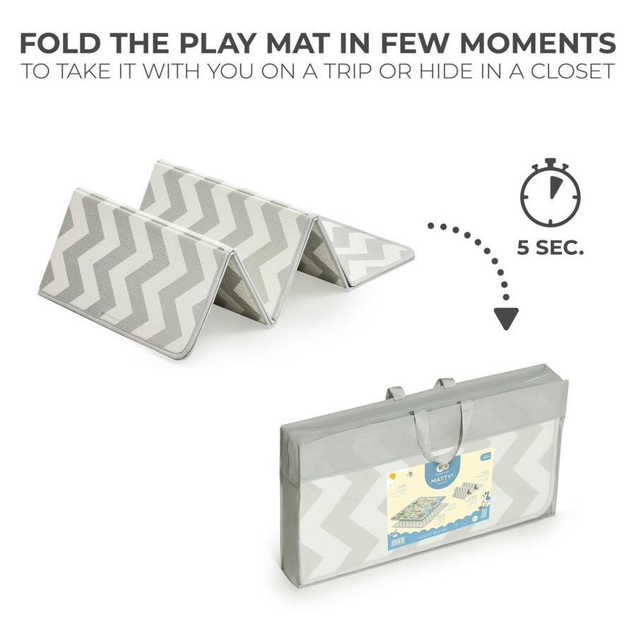 MATTY 2 Educational Foam Mat – Versatile & Large Play Area by Kinderkraft at www.brixbailey.com