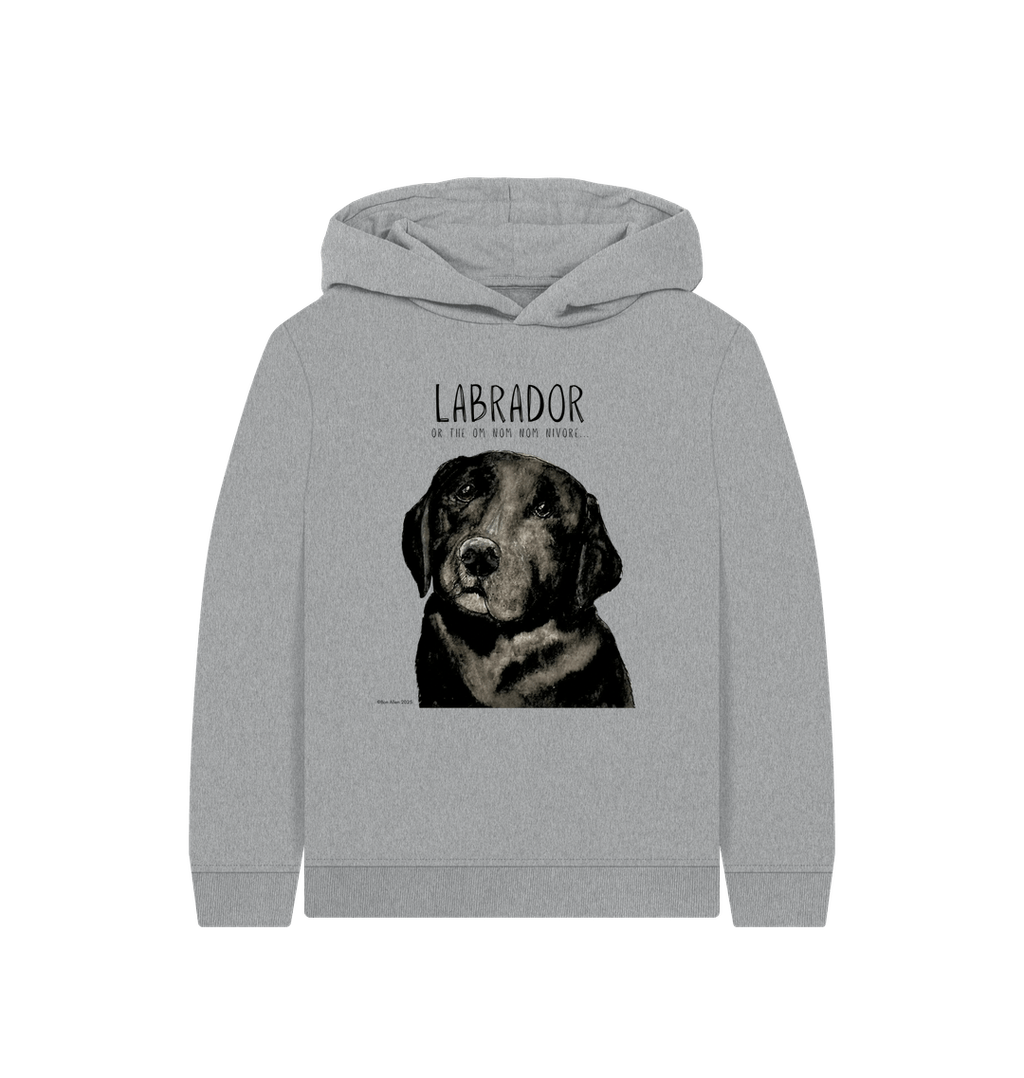 Snack Mode: Activated – The Black Labrador Kids’ Hoodie