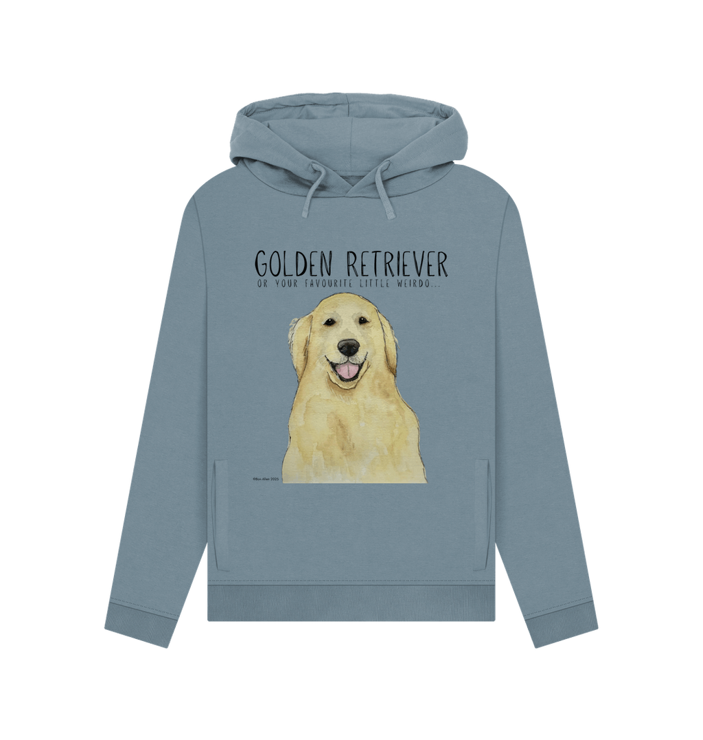 Golden Retriever Energy: Sustainable Women’s Hoodie