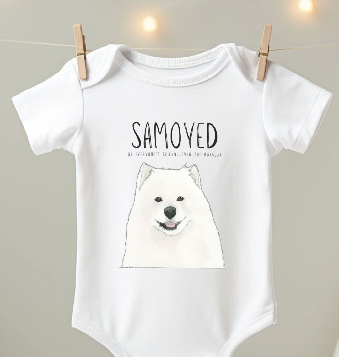Samoyed Baby Bodysuit: The Ultimate Cuddle Buddy for Your Little One
