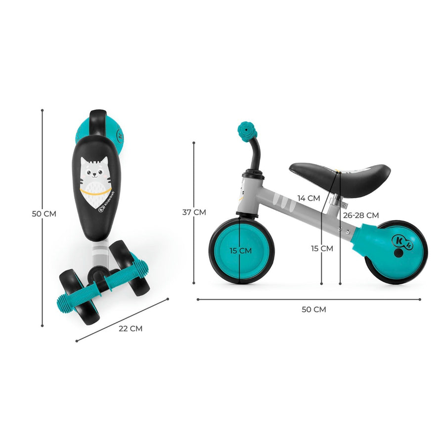 CUTIE Balance Bike for Kids – Adjustable & Safe with Kitten Design by Kinderkraft at www.brixbailey.com