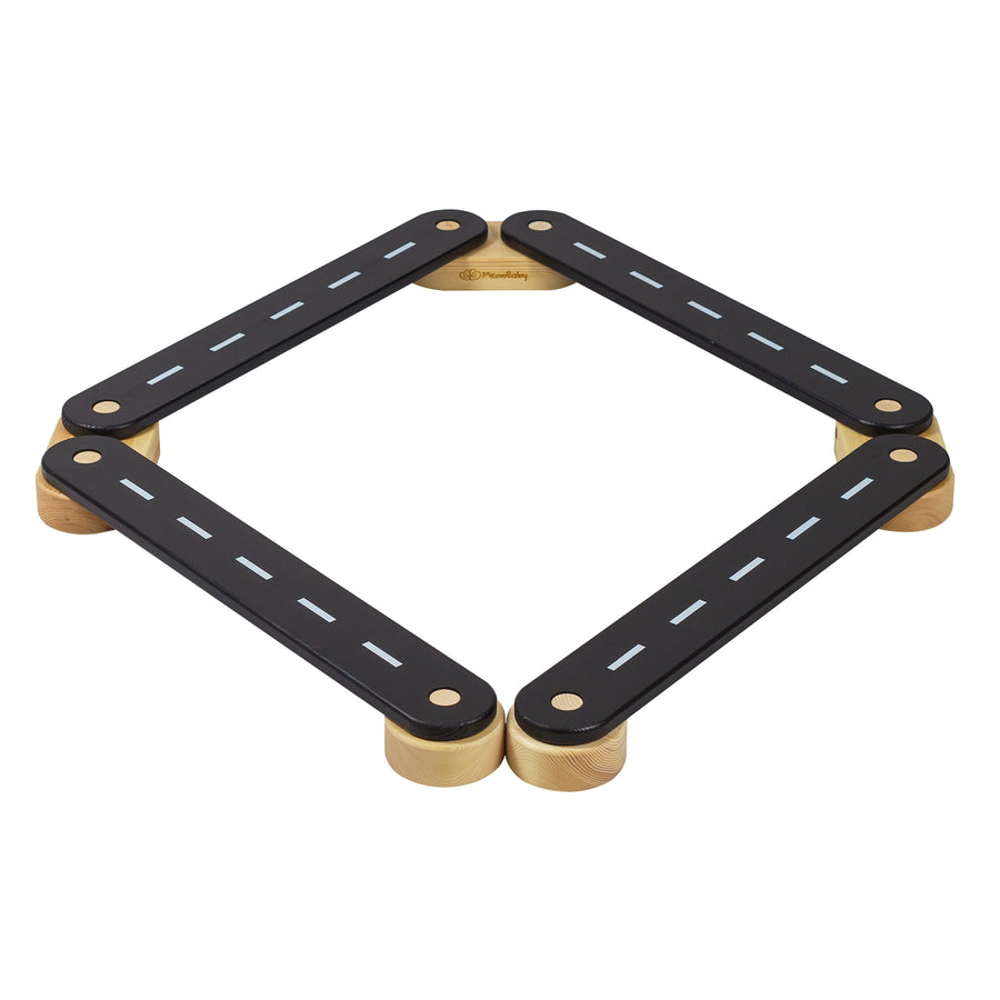 Educational Wooden Balance Beam – Sensory Learning Path for Kids by MeowBaby at www.brixbailey.com