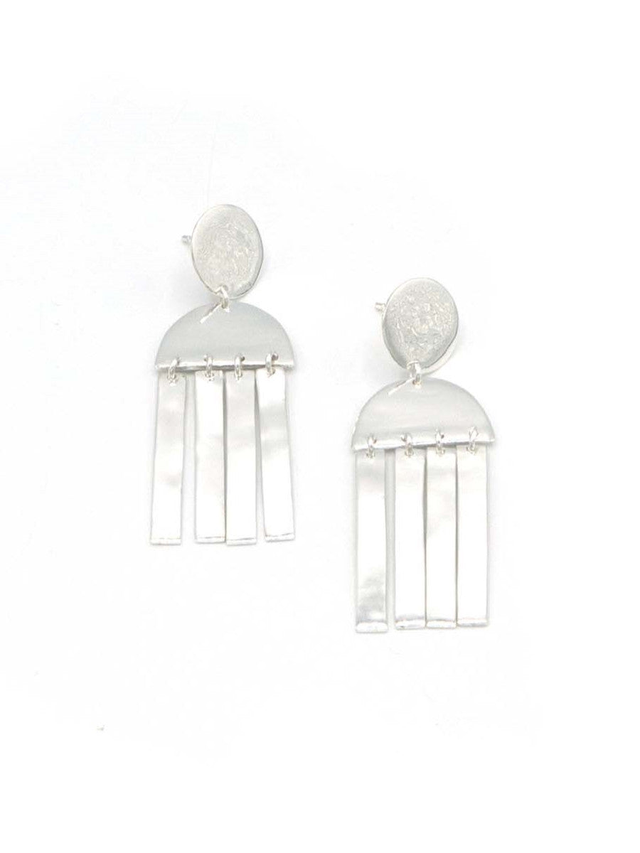 Cloud Silver Earrings