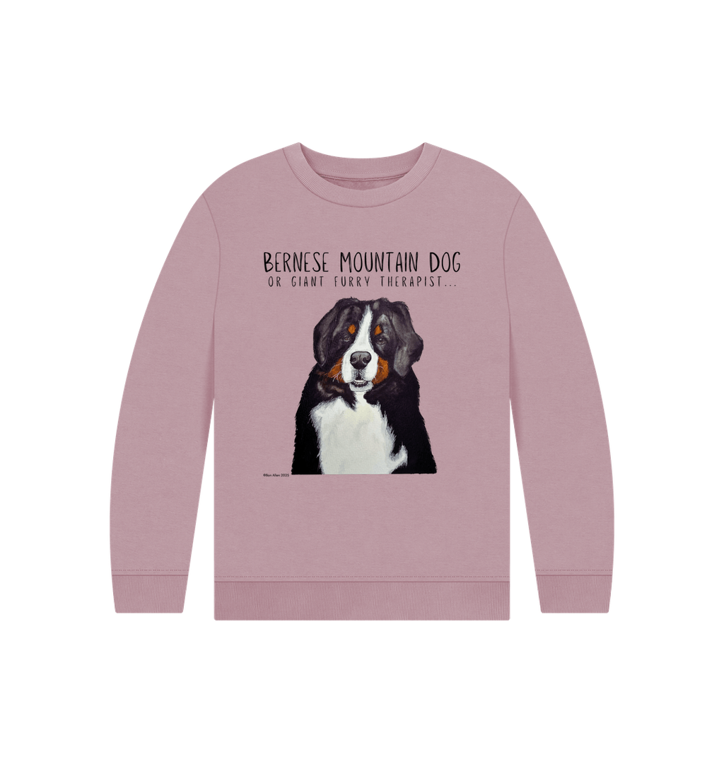 Bernese Mountain Dog Child's Sweatshirt – The Ultimate Giant Furry Therapist!