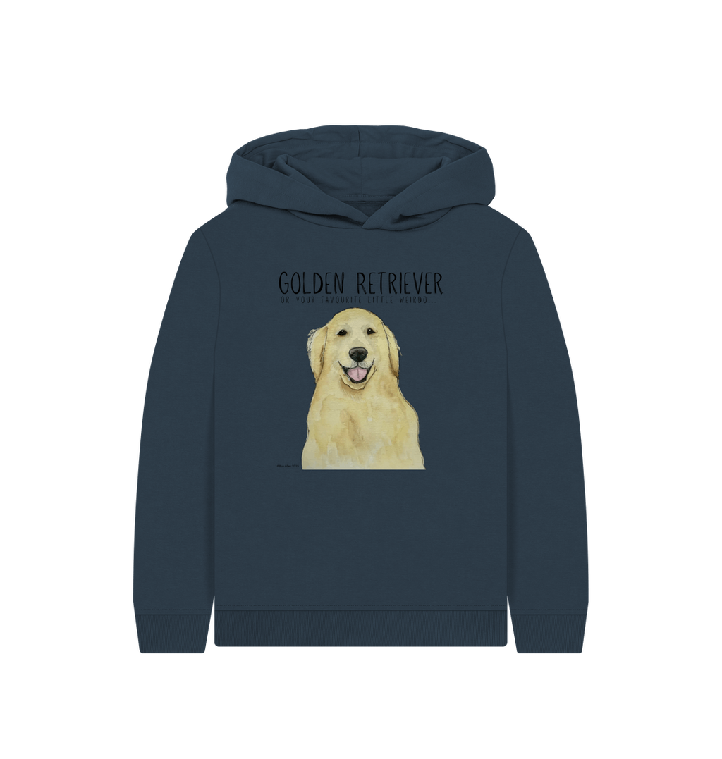 Golden Retriever Kids' Hoodie: For Your Little Weirdo’s Ultimate Adventure!