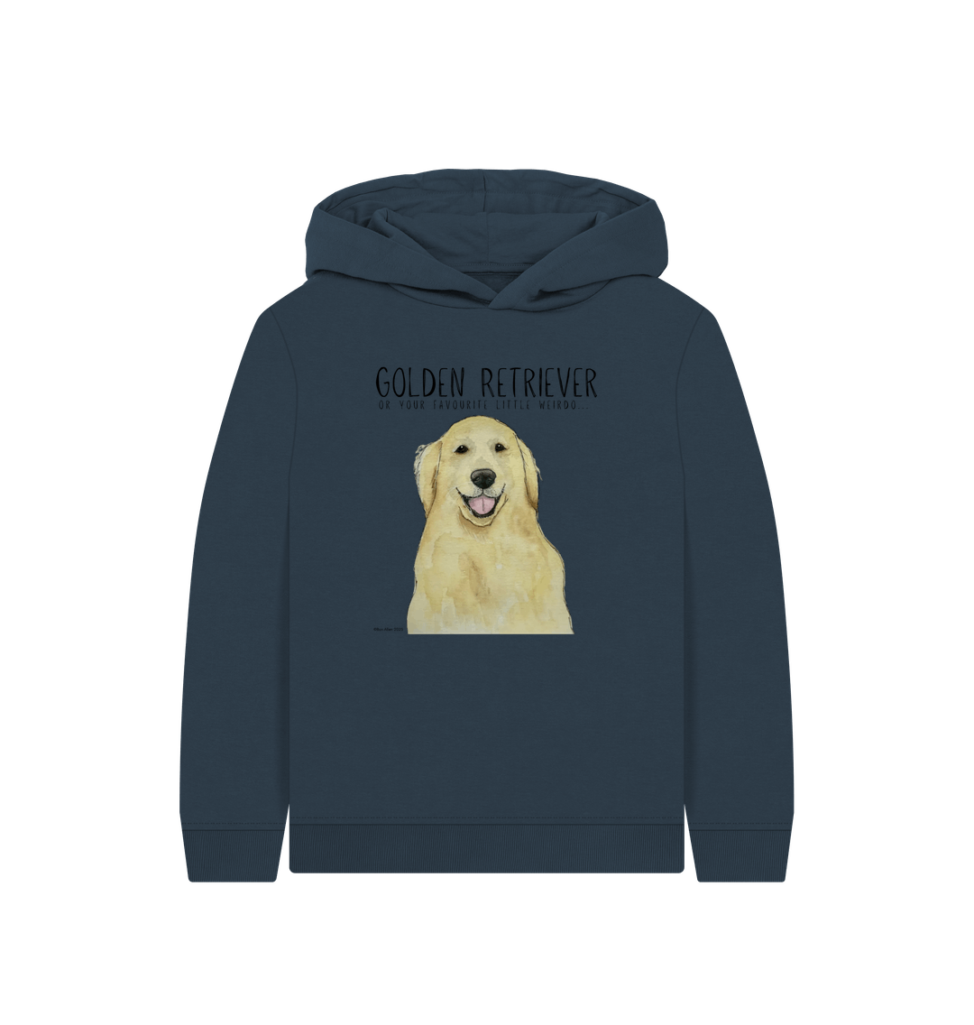 Golden Retriever Kids' Hoodie: For Your Little Weirdo’s Ultimate Adventure!