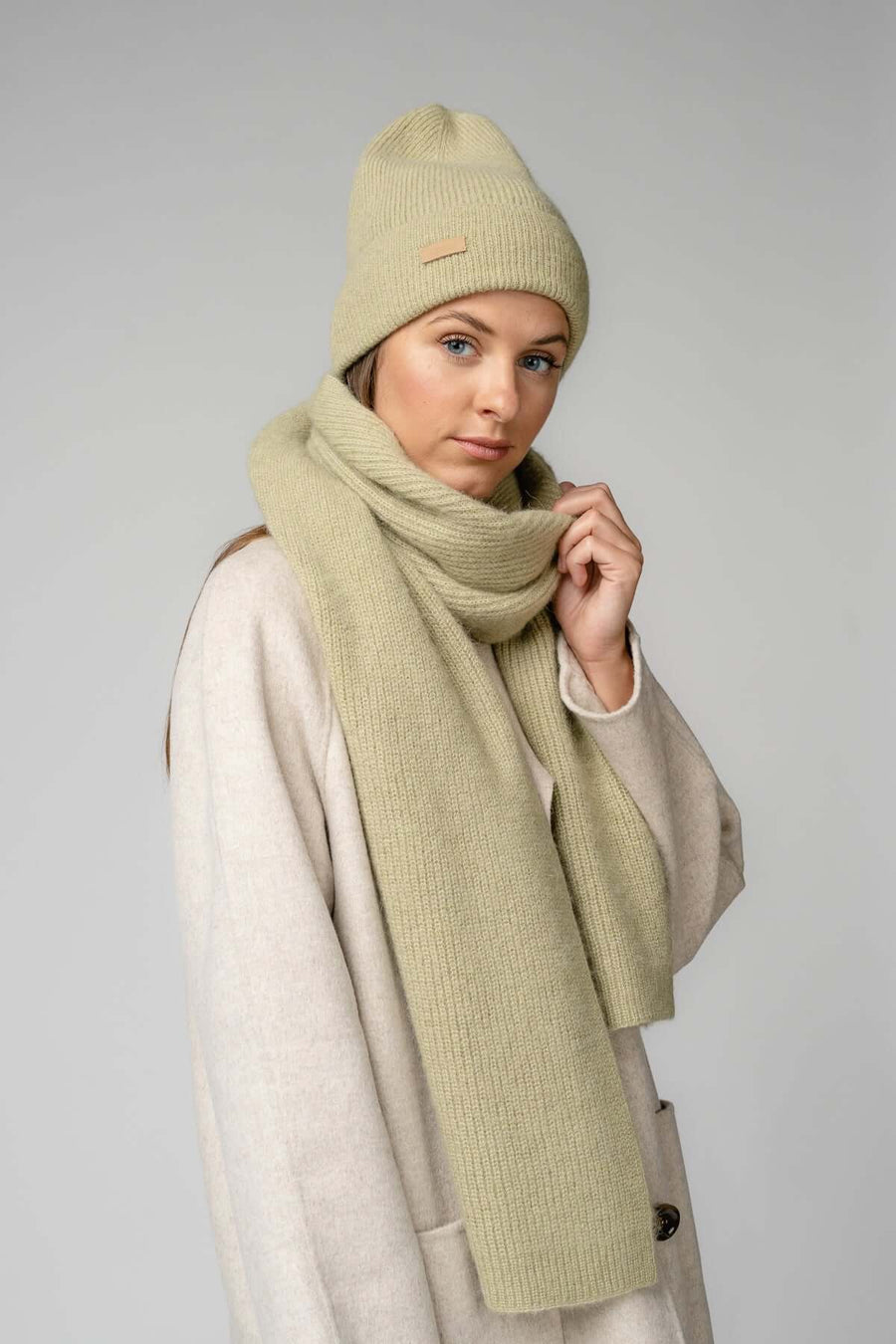 Luxurious Alpaca-Wool Fisherman's Rib Scarf – Warm & Elegant by Alpaka at brixbailey.com