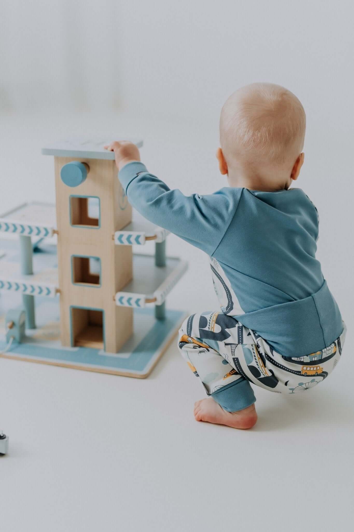 Long Baby Pants GREGOR - Comfort & Longevity for All Seasons | Soft Waistband, Oeko-Tex Cotton by Breden at www.brixbailey.com