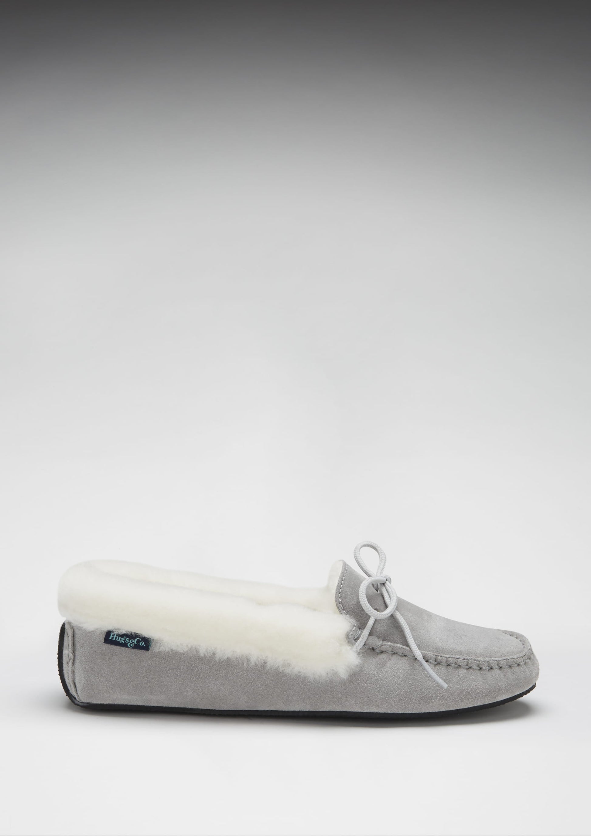 Women's Dove Grey Sheepskin Slippers